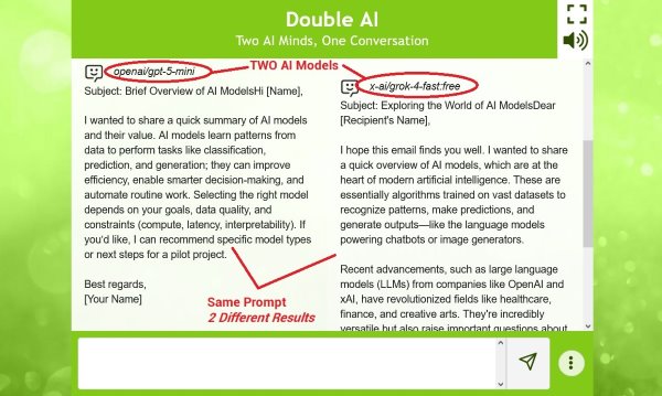 Double AI compare outputs 2 same prompt-ed-600w359h